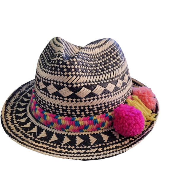 Steve Madden colorful straw hat - OS.        G98 - Picture 1 of 7